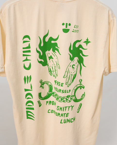 Heavy Slime "Corporate Lunch" Short-Sleeve Tee