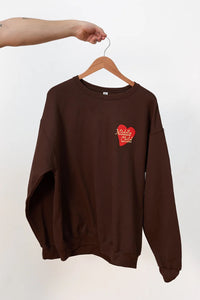 ALL CAPS STUDIO & Miranda Leung "No Hate" Crewneck