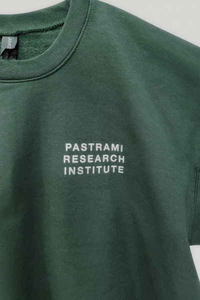"Pastrami Research Institute" Crewneck (Forest Green)