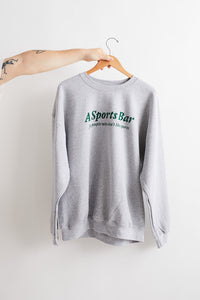 Clubhouse "Sports Bar" Long-Sleeve Crewneck Sweatshirt