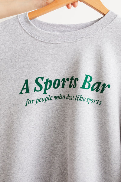 Clubhouse "Sports Bar" Long-Sleeve Crewneck Sweatshirt